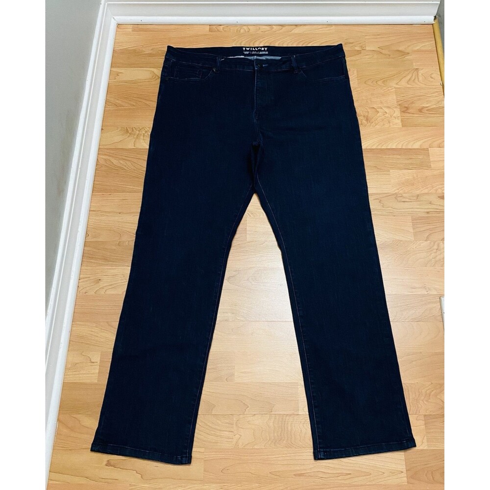Twillory Technical Denim Tailored Fit Men's Performance Jeans Dark Stretch 40x32